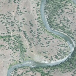 Map Of Potamus Creek Or Street Roads And Satellite View