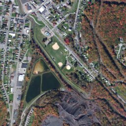 Map of Nanty Glo, PA, street, roads and satellite view